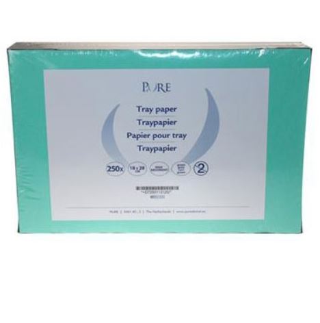 Pure Papier pour tray 18x28 cm vert 250 f.