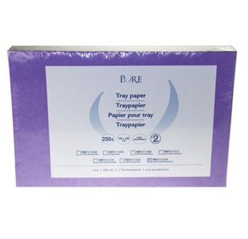 Pure Papier pour tray 28x36cm purple 250 f.