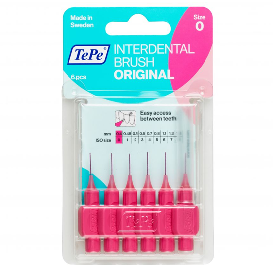 Tepe brosses interdentaires  Pink 0,40 mm 10x6 pcs