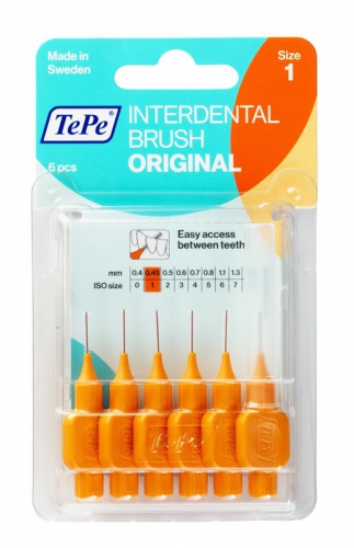 Tepe brosses interdentaires Orange 0,45 mm 10x6 pcs