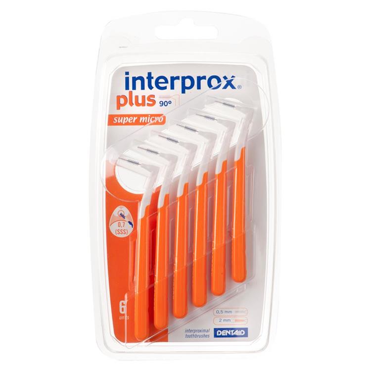 Interprox® Plus Super Micro interdentale borstels Ø 2,0mm (oranje) - 6 st