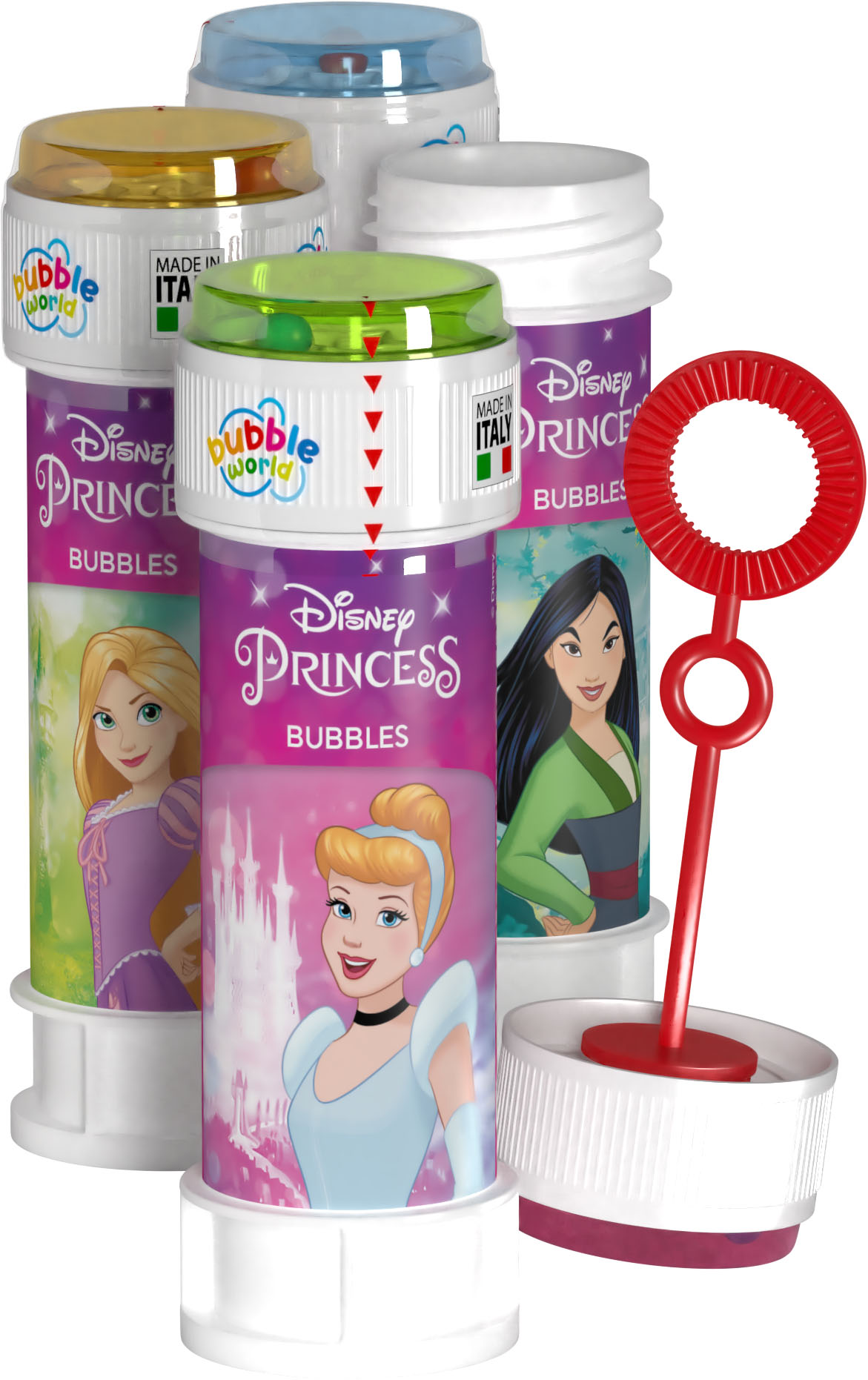 Souffleur de bulles de savon Disney Princesses 36 x 60ml en carton display qualité superieure