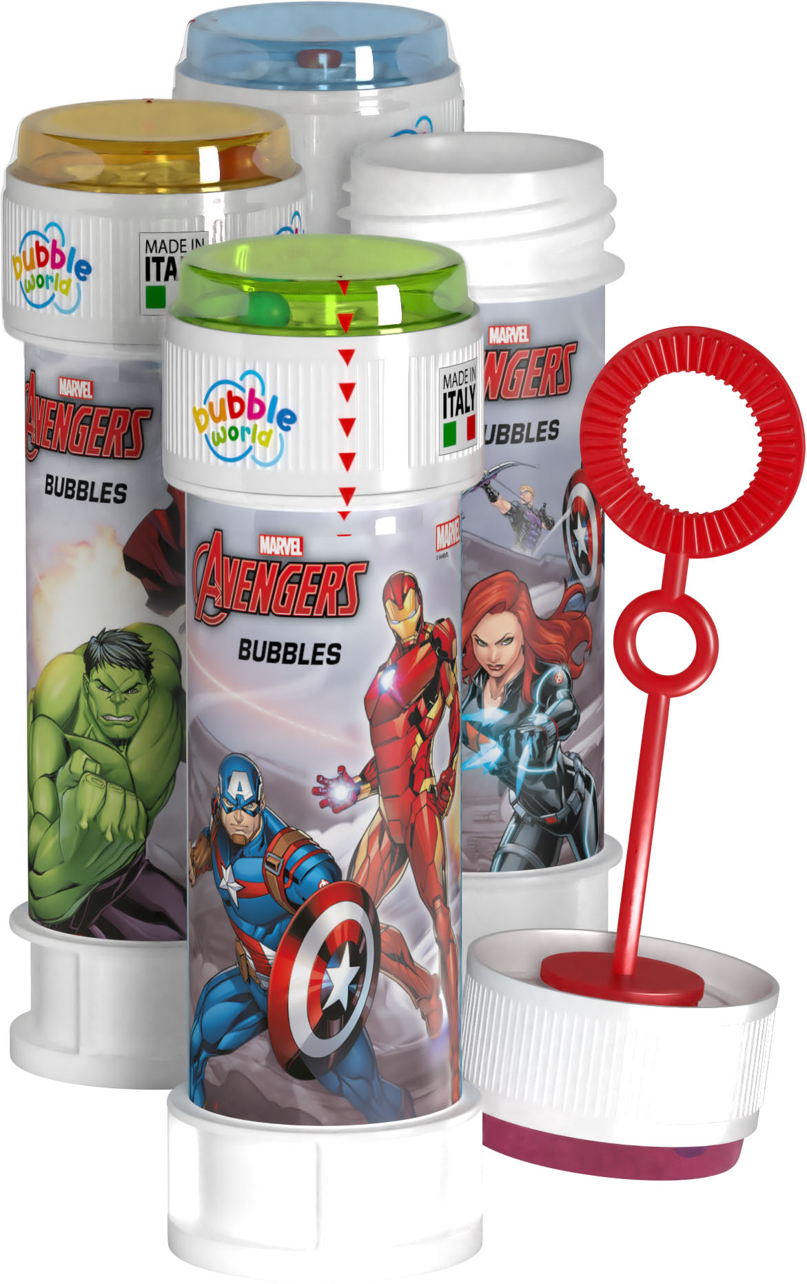Souffleur de bulles de savon The Avengers 36 x 60ml en carton display qualité superieure