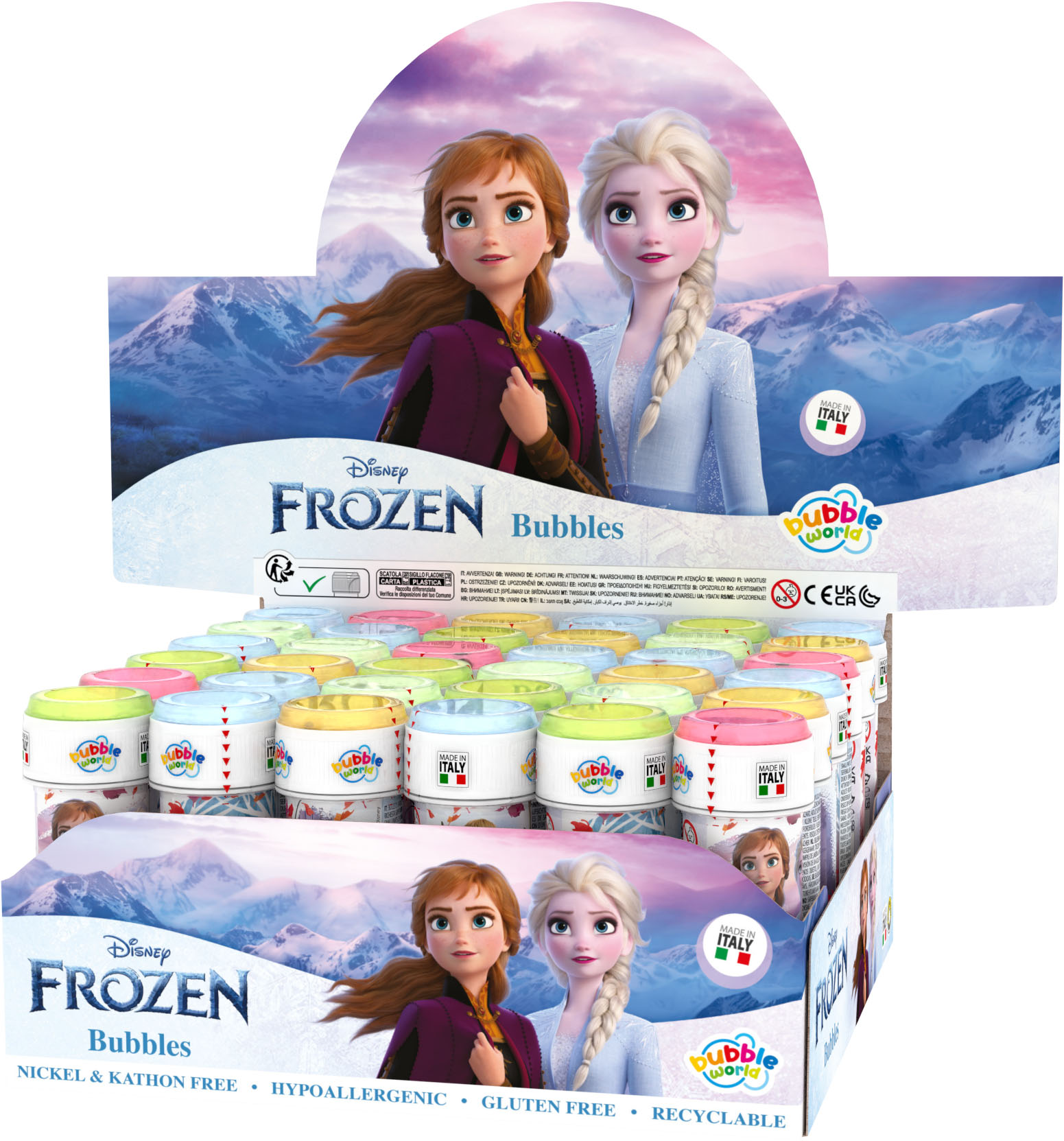 Bellenblazer Disney Frozen36 x 60ml in display topkwaliteit