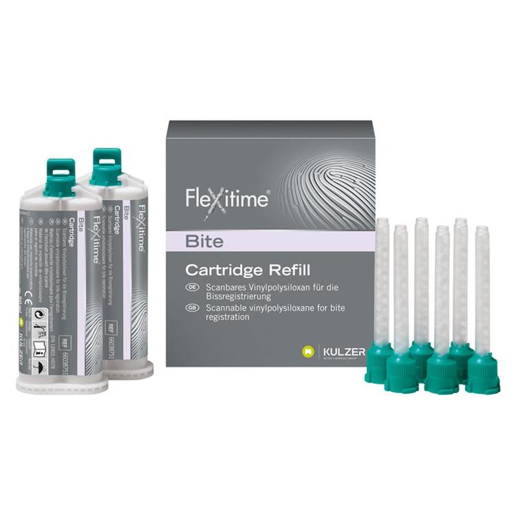 Flexitime® Bite beetregistratie cartridge Refill   2x50 ml