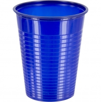 Drinkbekers plastic donker blauw 180 cc 3000 st.