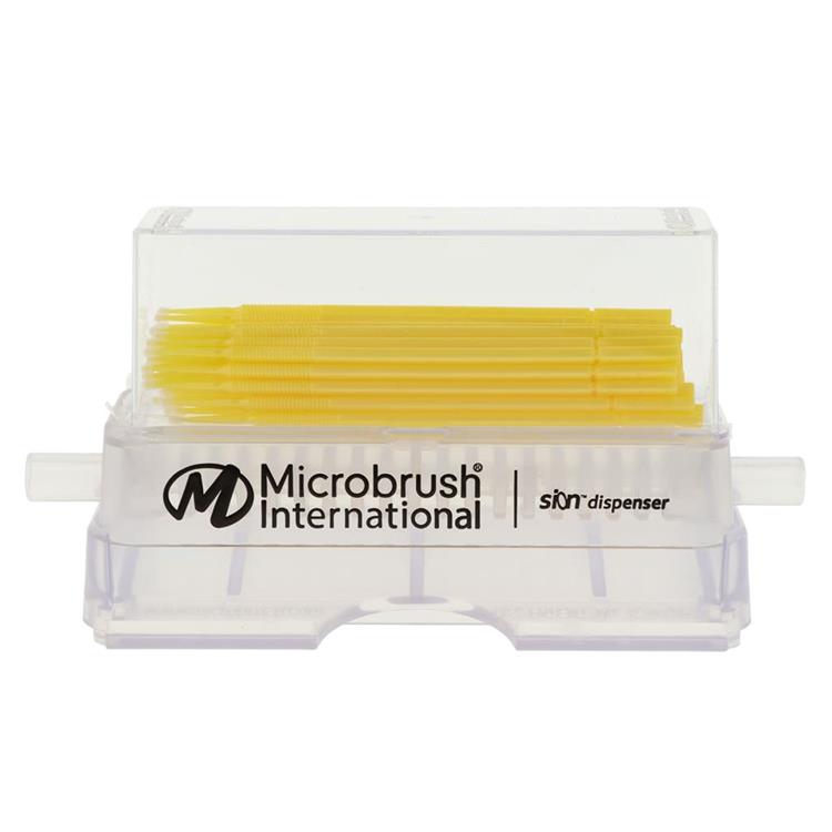Microbrush® Plus dispenser kit (1,5mm) - geel