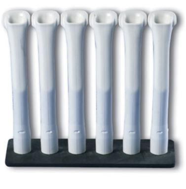Canules d'aspiration Peridenta Standard 10 pièces blanc