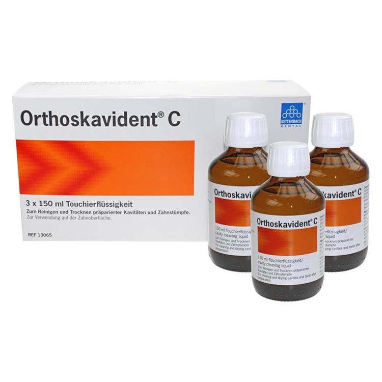 ORTHOSKAVIDENT® C applicatievloeistof - economy pack 3x150ml
