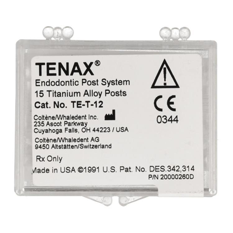 Tenax TE-T12 Titanium Alloy Post 15 pcs