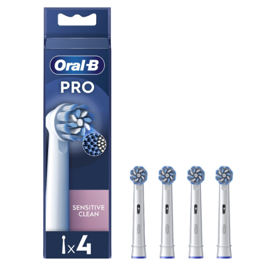 Oral B opzetborstels Sensitive clean (4 stuks)