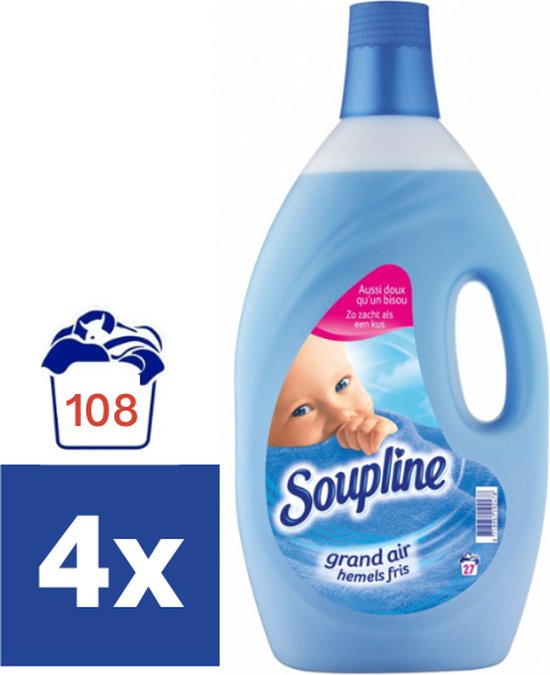 Soupline adoucissant pour le linge 1,9L/27sc fraîcheur céleste 4 -  Medident Health Care & more