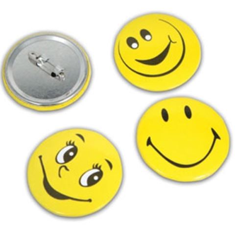 Buttons Smile XL 4 cm XL 50 st