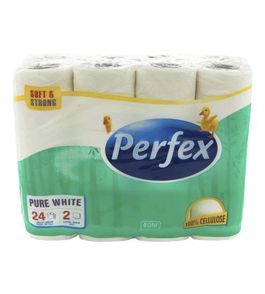 Perfex toiletpapier 24 rollen 2 laags Soft&Strong