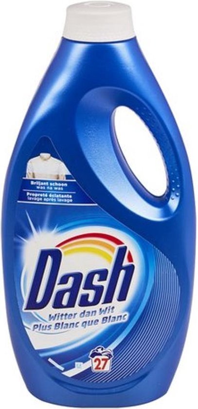 Dash détergent liquide  1.485L plus blanc que blanc