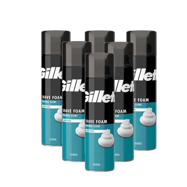 PROMOPACK Gillette series scheerschuim 200ml/Sensitive