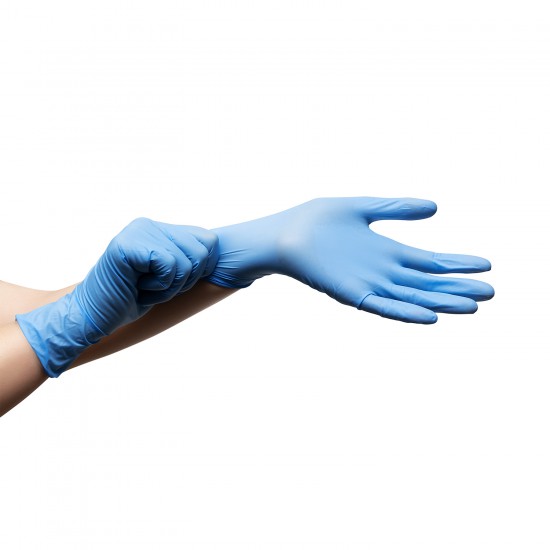Handschoenen nitrile blauw Bingold 30 PLUS (100 stuks)