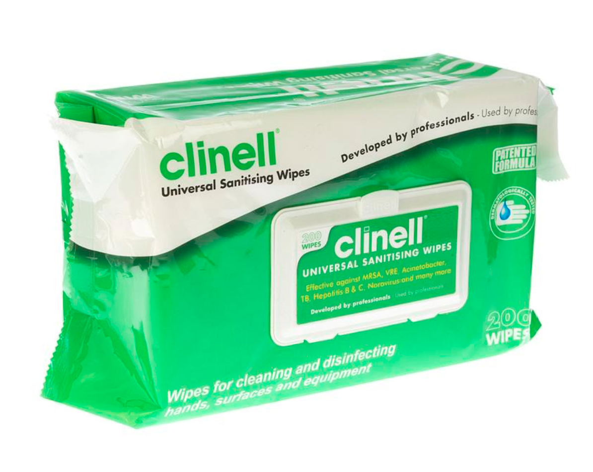 Clinell Universal lingettes (200 pcs)