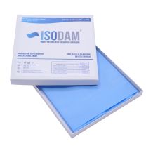 ISODAM digues non-latex Heavy bleu 152mm x 152mm 20 pcs