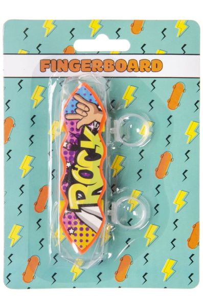 Vingerskateboard op kaart 6 soorten 30st