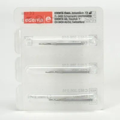 Fraise ostéotome Lindemann en carbure Edenta RA-L 162 ISO 016