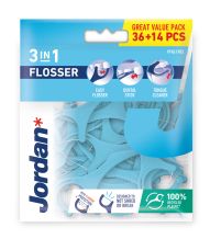 Jordan Flosser 3 en 1  Value Pack 50pcs