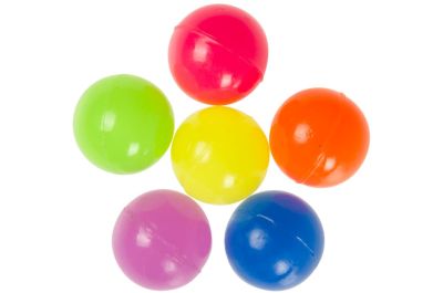 Springballen Neon  diam 32mm 50st