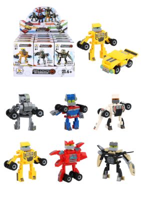 Robot Warriors bouwsetjes 6 soorten 12 stuks