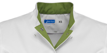 De Berkel JILL veste femme blanc/kiwivert