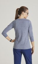 Barco Medical Uniforms dames underscrub ondershirt lange mouwen blauwgrijs