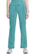 Infinity damesbroek modern fit stretch Julia Teal Blauw 