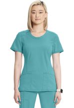 Infinity damestuniek Julia stretch comfort Teal Blauw