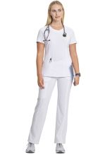 Infinity damestuniek Julia stretch comfort Wit