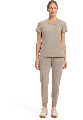Infinity tuniek voor dames Jade stretch comfort Khaki