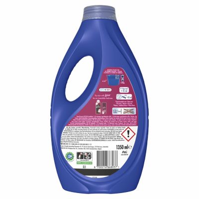 Dash vloeibaar wasmiddel 1,35L/30sc Platinum  jasmin & rose de mai