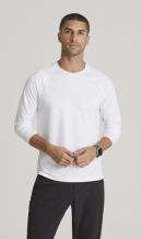 Barco Medical Uniforms heren underscrub ondershirt lange mouwen wit