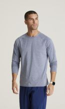 Barco Medical Uniforms heren underscrub ondershirt lange mouwen blauwgrijs 