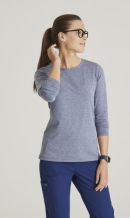 Barco Medical Uniforms dames underscrub ondershirt lange mouwen blauwgrijs