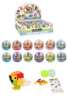 Kit de construction Animaux Marins en capsule (6,5 cm) – 12 variétés