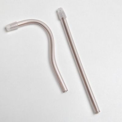 PLUSS speekselzuigers lang 145mm - 100st - transparant