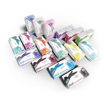 Unigloves nitrile handschoenen Cobalt Pearl 100 st