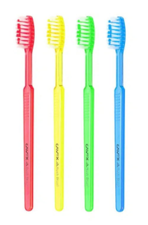 Cavex Rush Brush wegwerp tandenborstel met tandpasta 100st