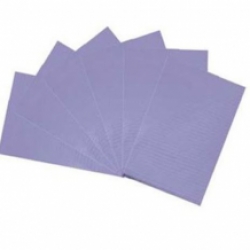 Pure Dental Towels met PE-folie 33x45cm (2-laags) - paars 500 st