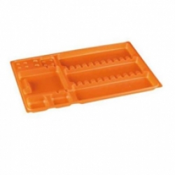 Pure Disposable Instrumententrays 28x18 cm oranje 400 st.