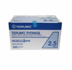 Terumo luer lock spuitjes 2,5 ml 100 st