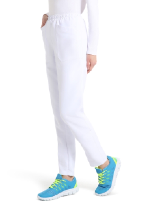 Pantalon Quick Fast  Blanc sans repassage Unisex