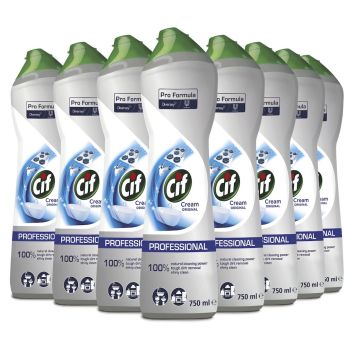 Cif Pro Formula schuurmiddel 8 x 0.75L bulk promo