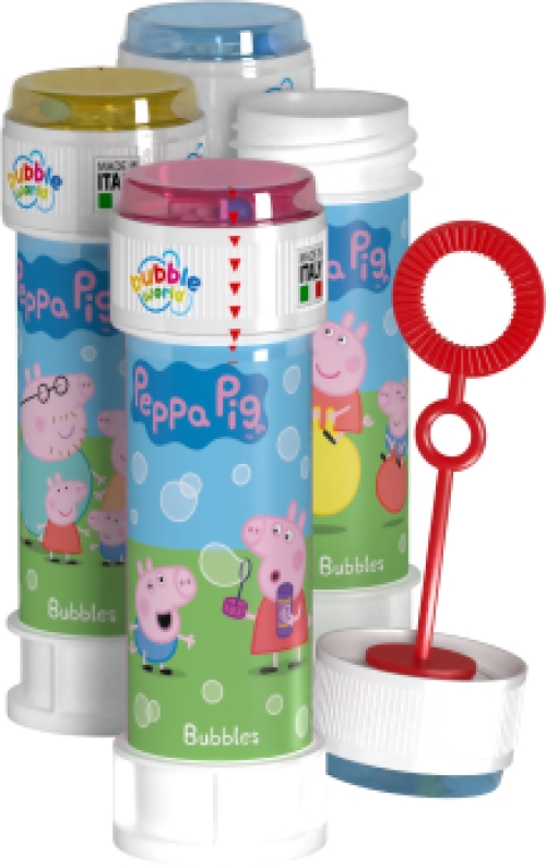 Souffleur de bulles de savon Peppa Pig 36 x 60ml en carton display qualité superieure