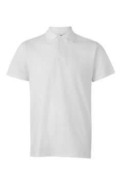 Polo Heren Premium Stretch Wit