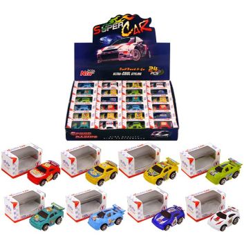 Super Racing voitures de rally avec moteur en boïte display 24 pcs